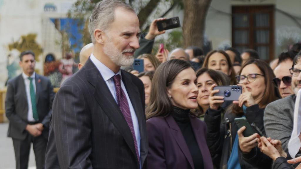 La pareja a su llegada a la ciudad.