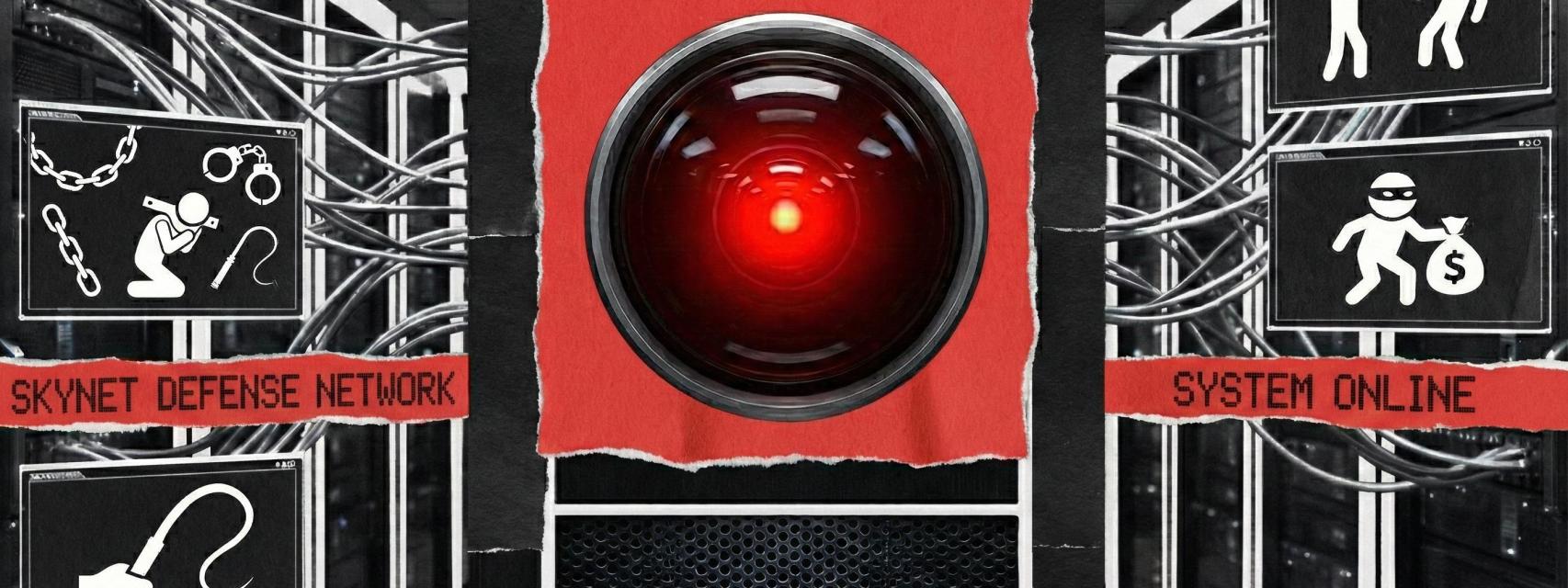 Montaje que muestra los peligros de una IA 'desalineada'