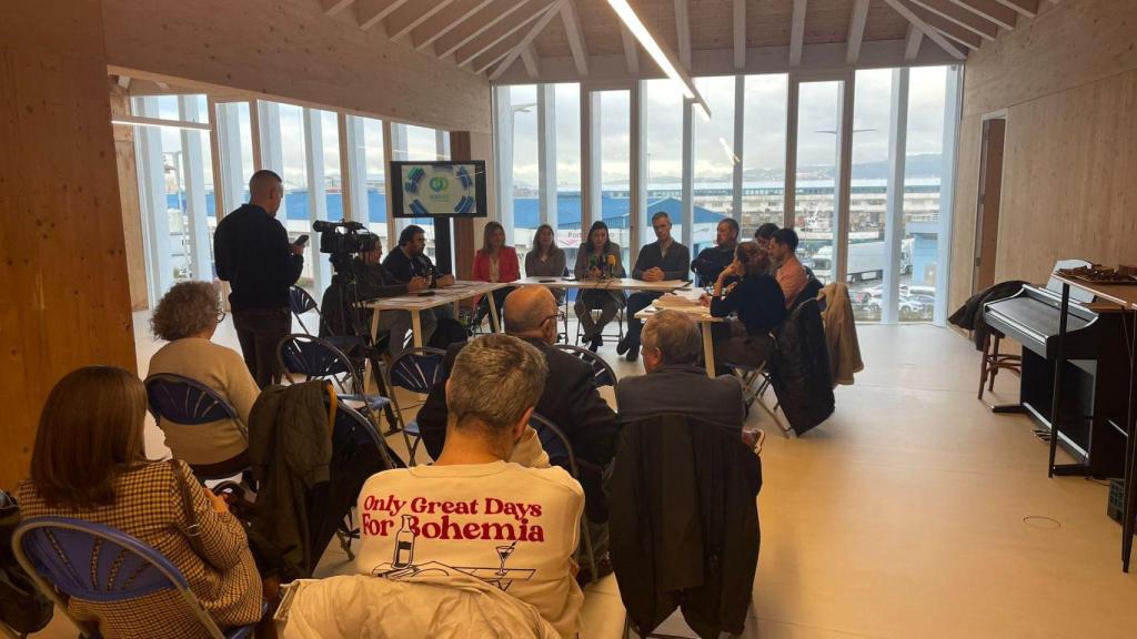 Presentación a los medios de la candidatura de la formación H2040 de la UVigo.