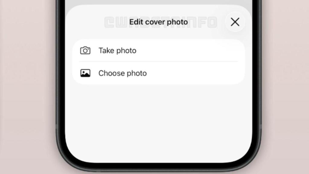 Editando la imagen de portada en WhatsApp