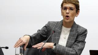 La presidenta del Gobierno de Navarra, María Chivite, el pasado 9 de enero.