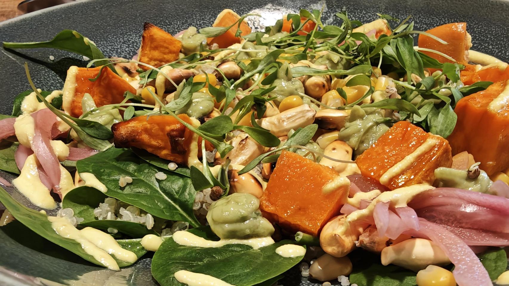 Uno de los boles vegetales que preparan en este nuevo local.