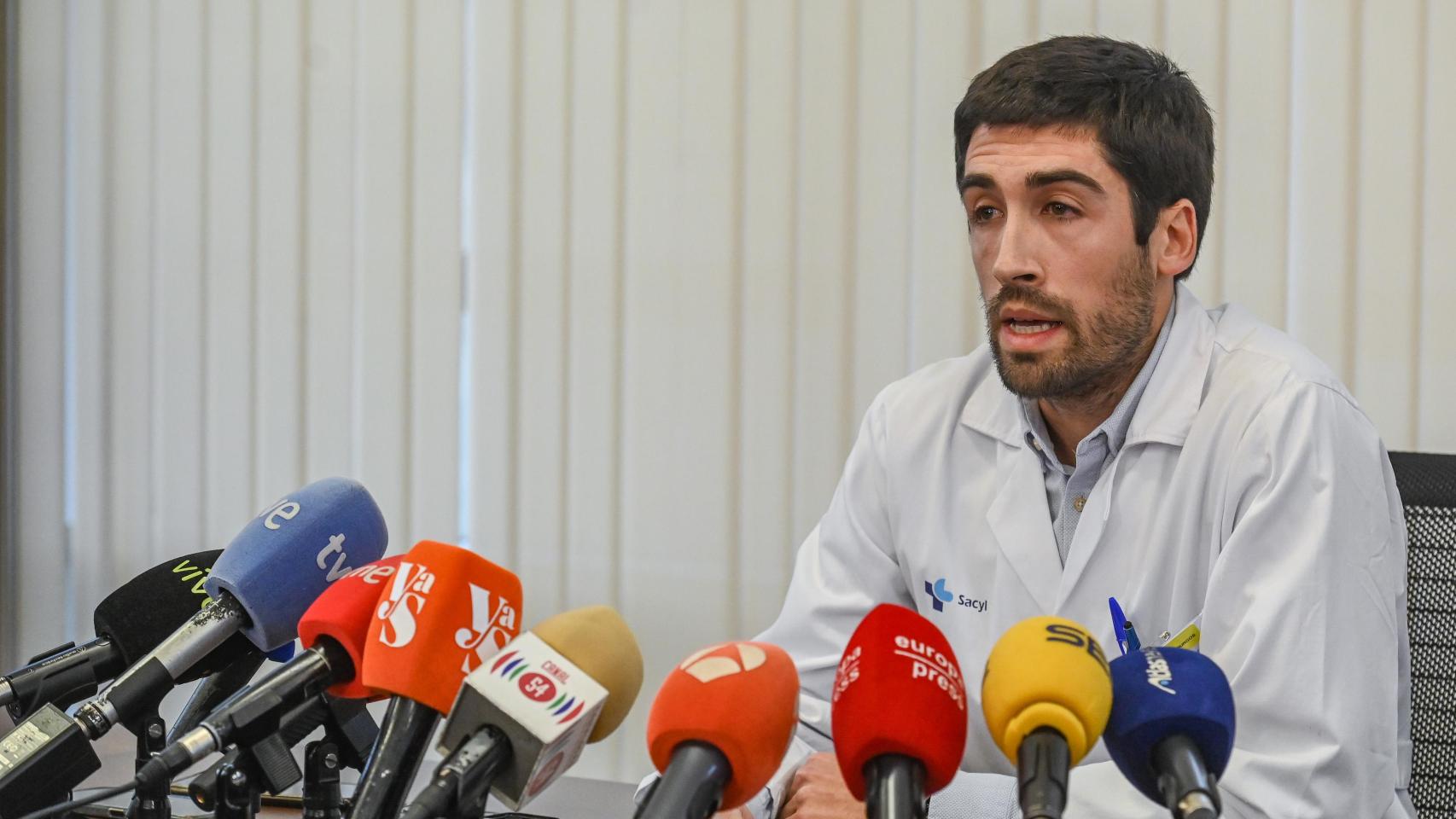 El gerente del Hospital Universitario de Burgos, Carlos Cartón