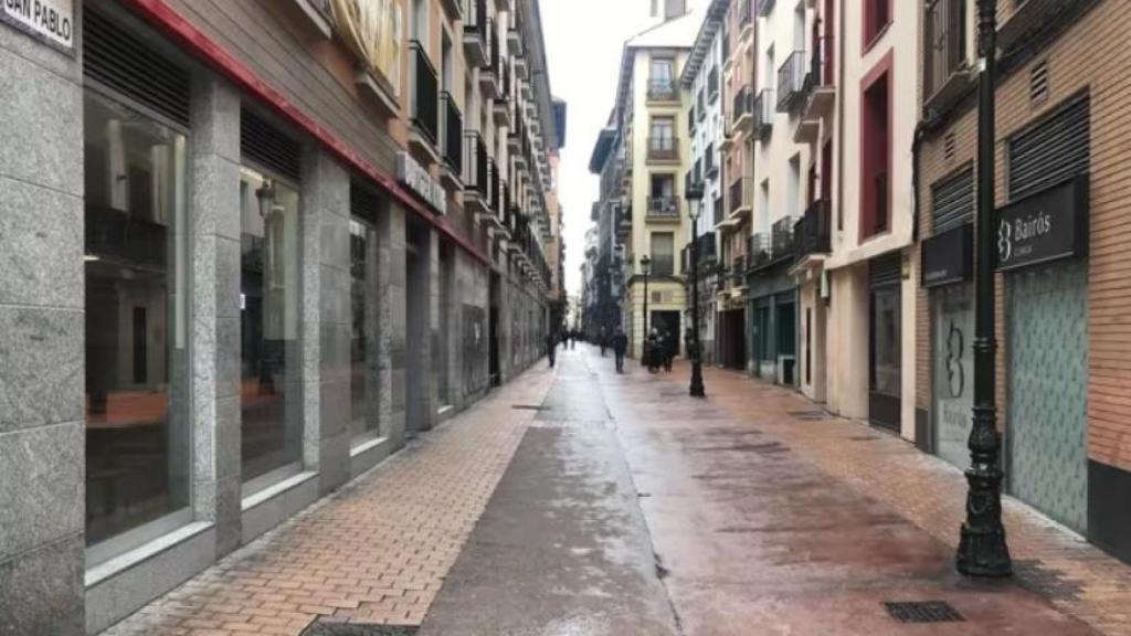 La calle San Pablo, en el barrio de El Gancho.