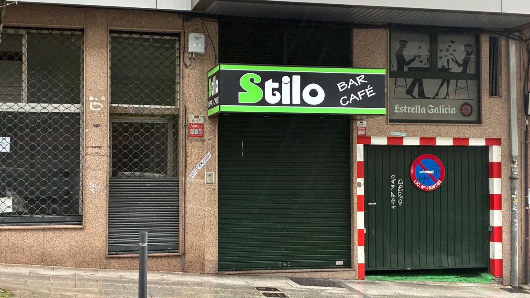 Bar Stilo en el Ensanche de Santiago de Compostela
