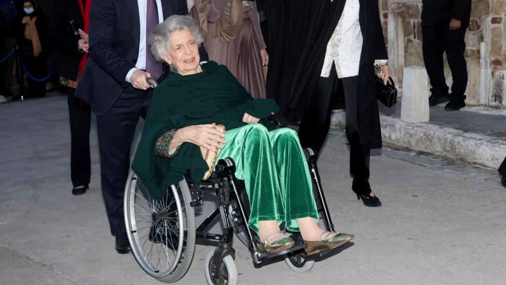 Irene de Grecia, en una de sus últimas imágenes públicas antes de su fallecimiento.