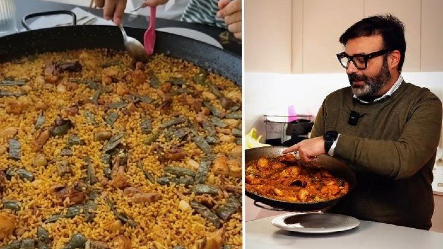 Toni, cocinero, sobre cómo hacer la mejor paella valenciana.