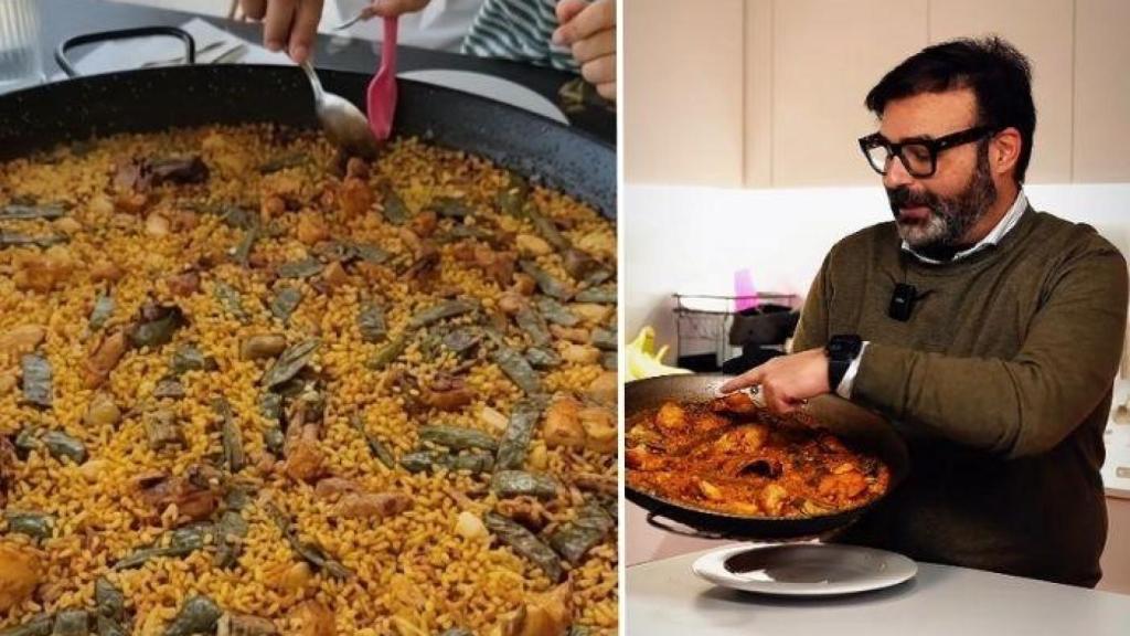 Toni, cocinero, sobre cómo hacer la mejor paella valenciana.
