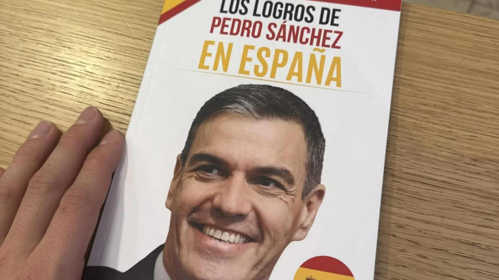El libro 'Los logros de Pedro Sánchez en España'.