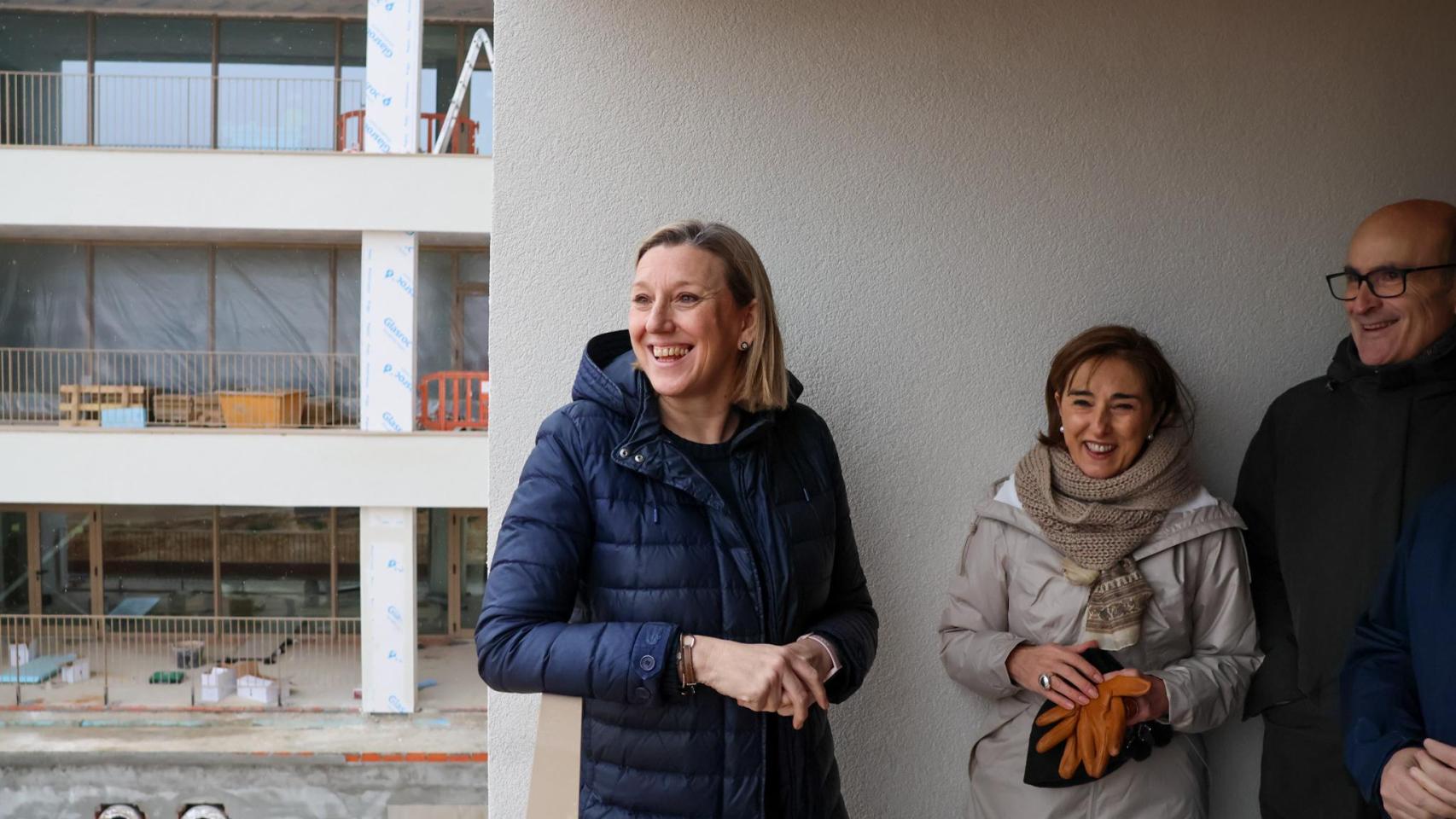 La vicepresidenta y consejera de Familia e Igualdad de Oportunidades, Isabel Blanco, durante la visita