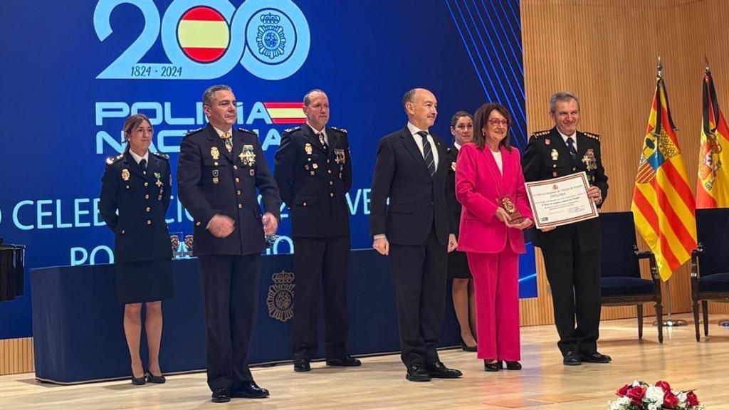 Reconocimiento de la Policía Nacional al Banco de Sangre y Tejidos de Aragón