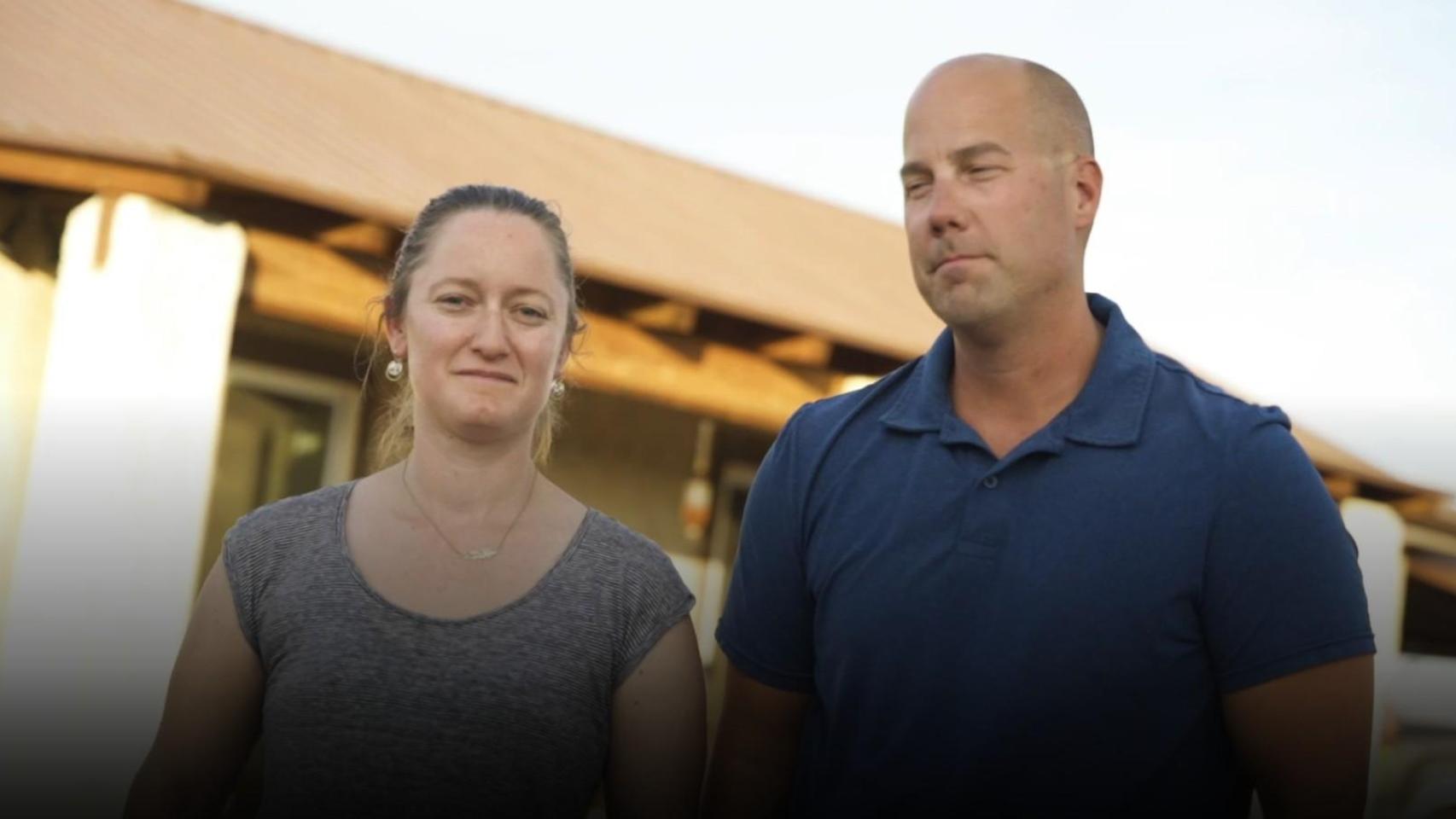 Pareja formada por Steve y Courtney Adcock.