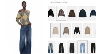 Probador virtual de Zara en su aplicación