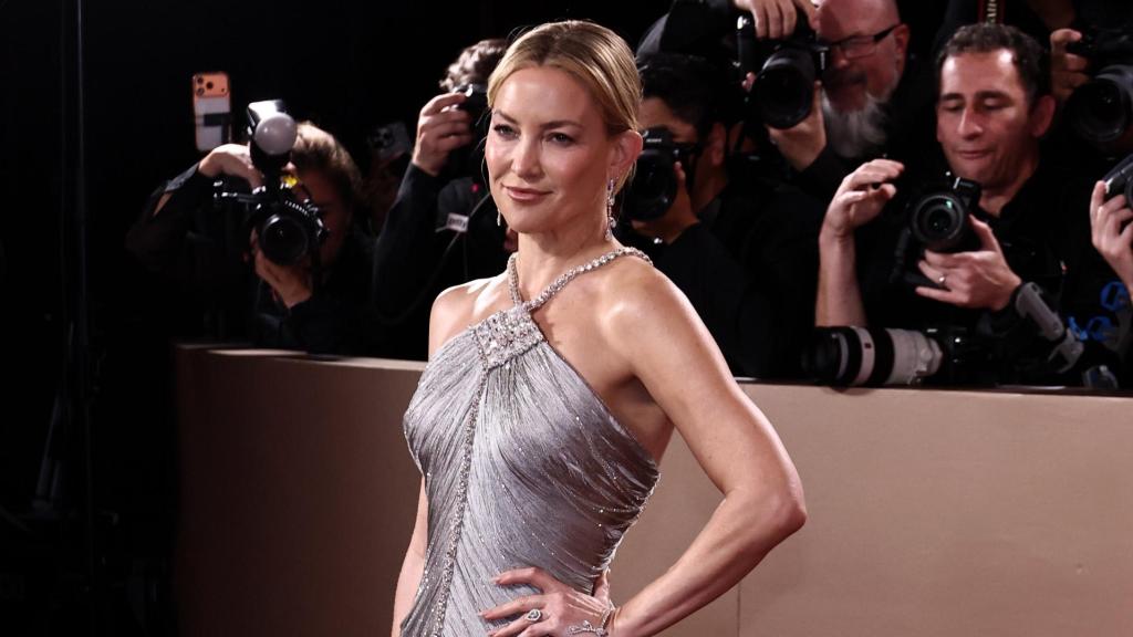 La actriz en la alfombra roja de los Globos de Oro de 2026.