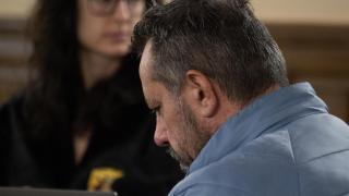 Imagen del acusado por el crimen de Nohales durante del juicio.