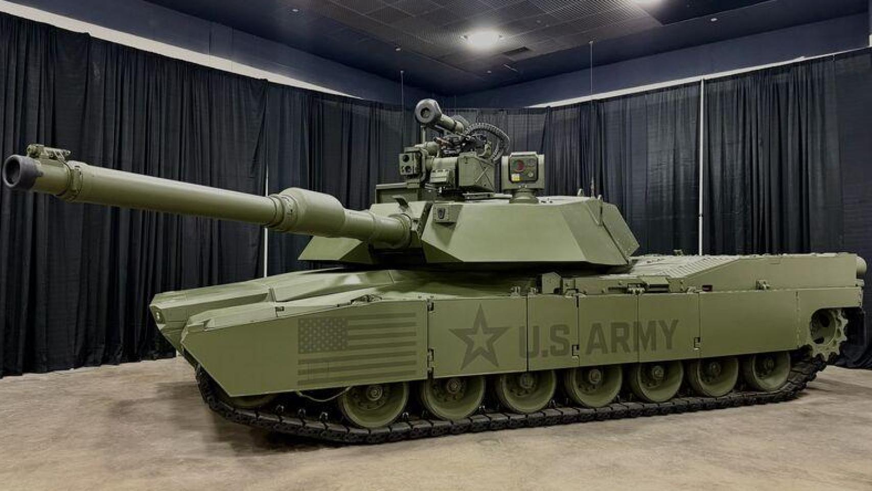 Carro de combate M1E3 Abrams exhibido en Detroit
