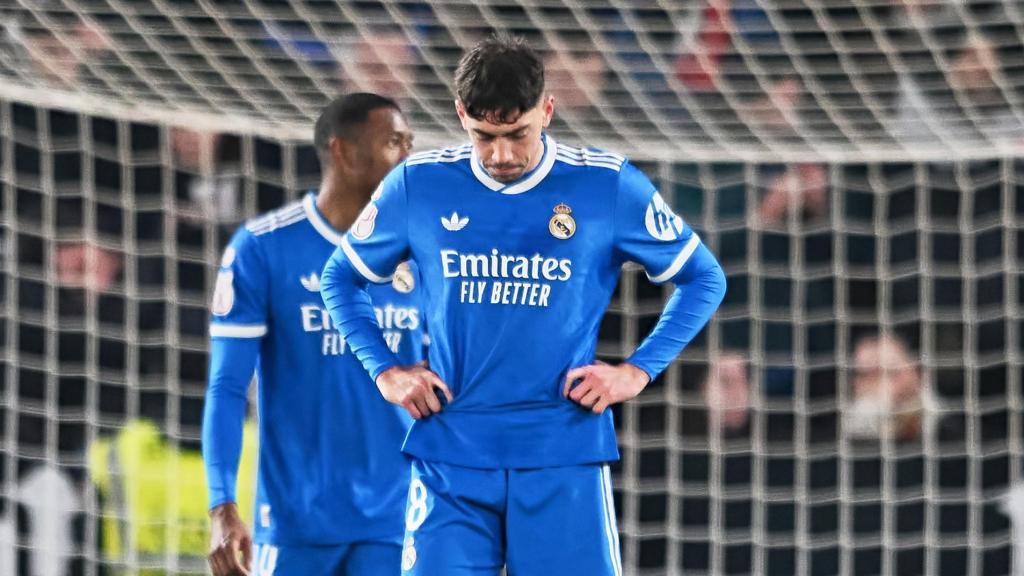 Valverde, cabizbajo en el partido contra el Albacete