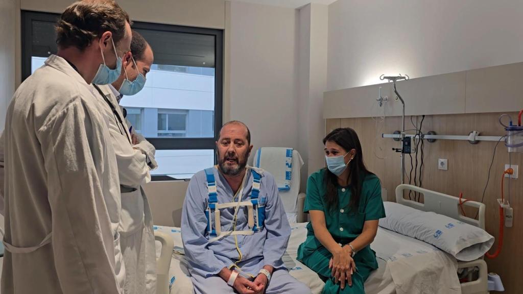 Uno de los pacientes trasplantados en el Hospital 12 de Octubre.