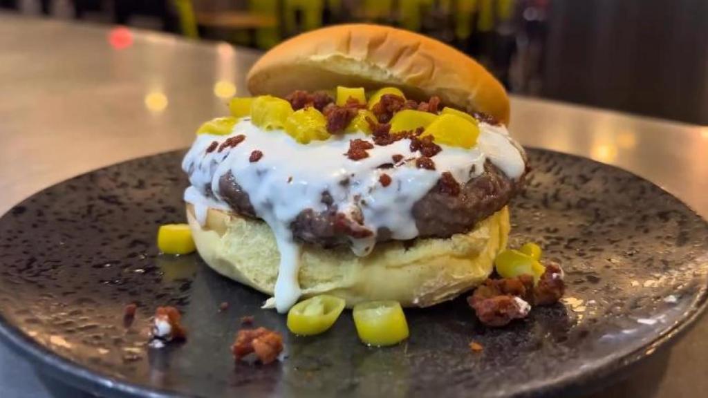 Hamburguesa 'La Vasca'.