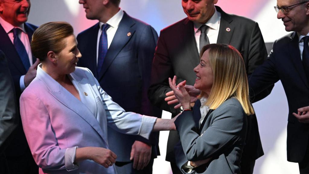 Frederiksen y Meloni, juntas en una imagen de archivo.