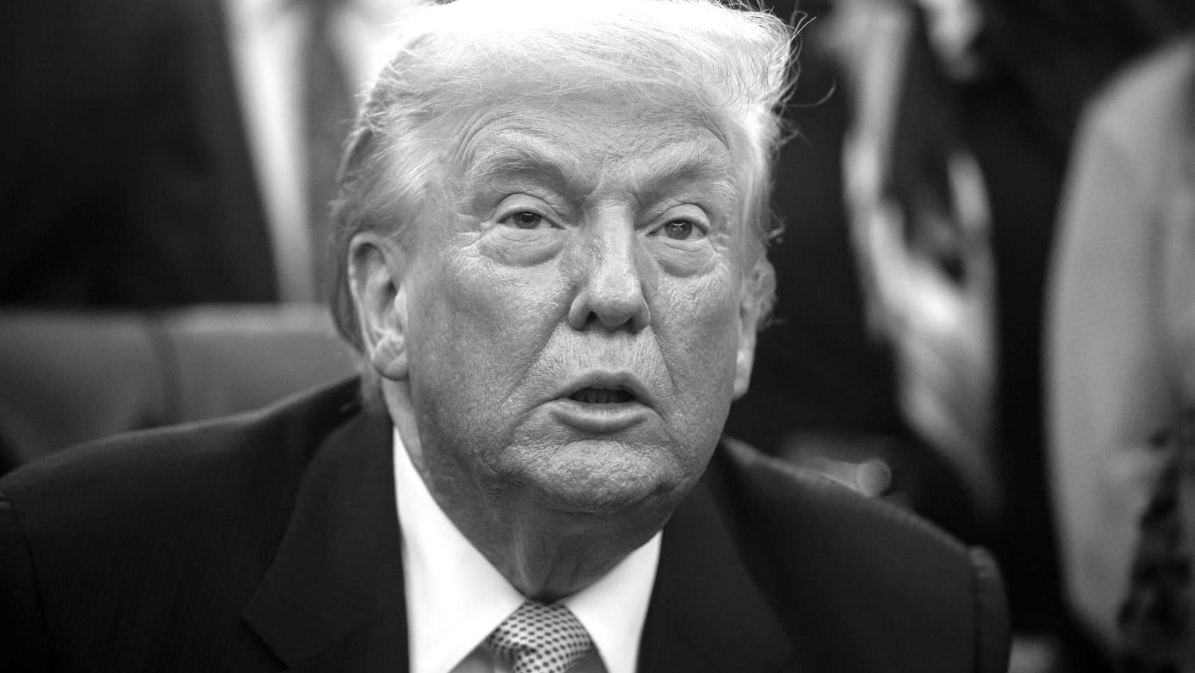 Donald Trump en el Despacho Oval.