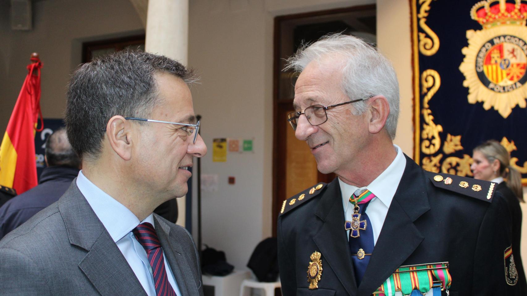 Manuel Serrano junto a Antonio Bueno.