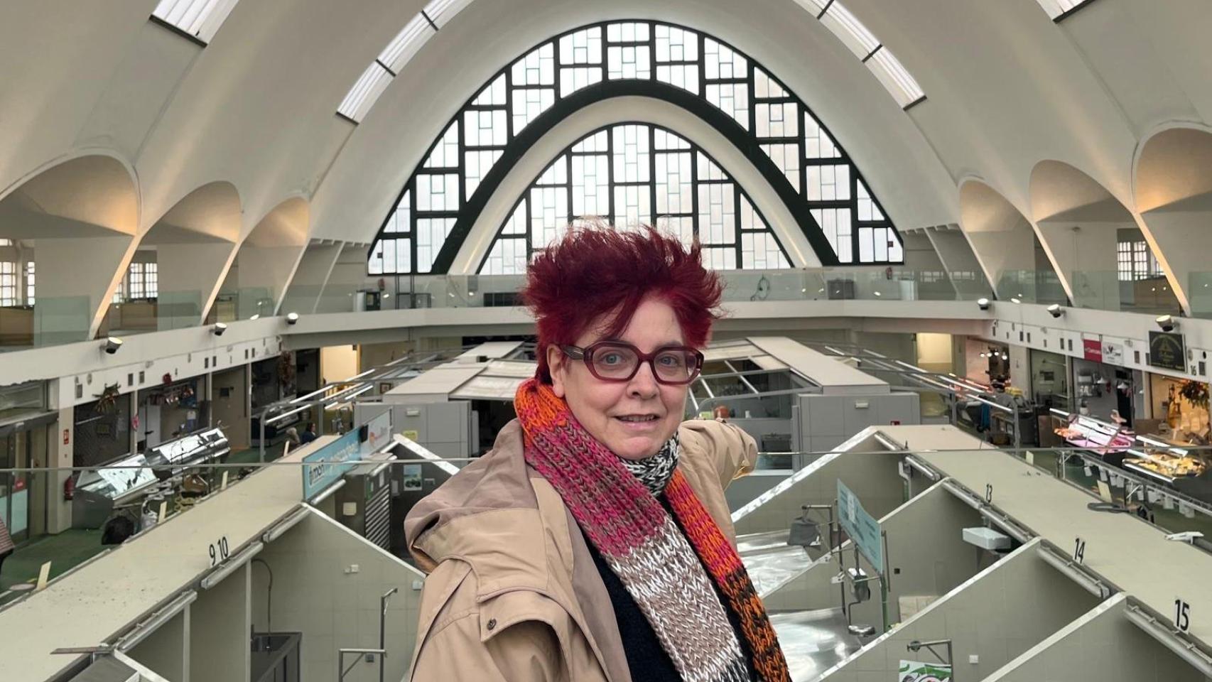 Mónica Borrás, dueña de Ese Sitio y presidenta de la Asociación Soho Orzán, organizadora del evento