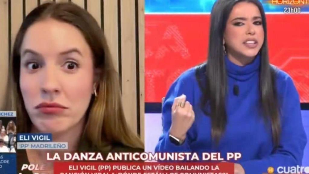 Sarah Santaolalla y Elisa Vigil en el programa 'En boca de todos'