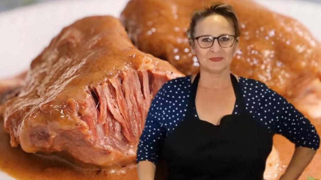 Isabel, cocinera y las carrilleras en salsa perfectas.