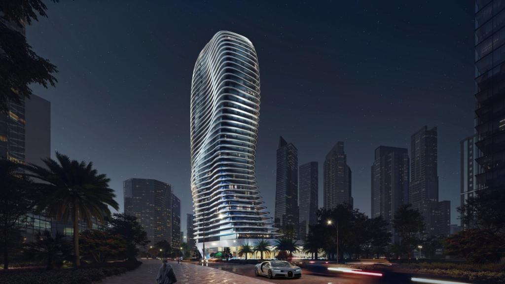 Diseño del rascacielos Bugatti Residences.