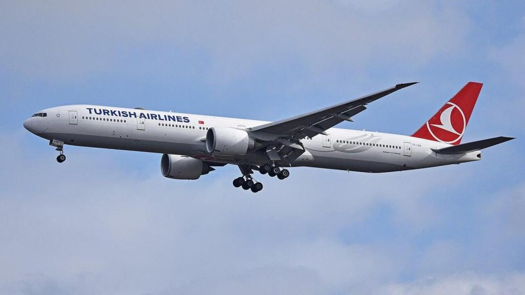 Un avión de la compañía Turkish Airlines.
