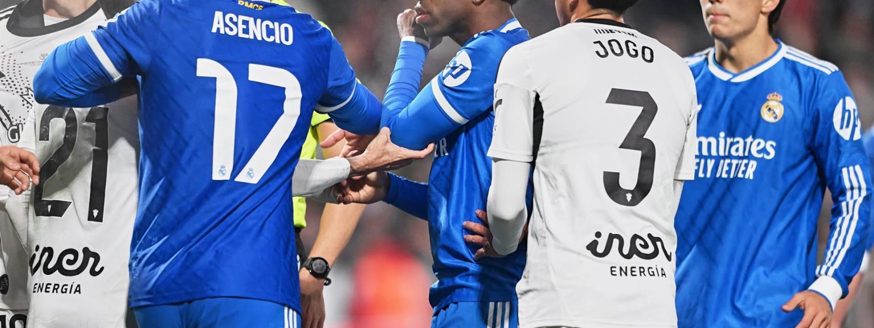Vinicius durante el partido de Copa del Rey contra el Albacete.