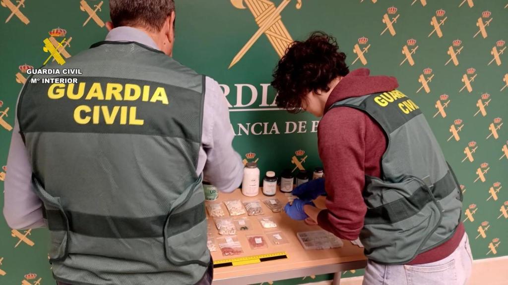 Medicamentos incautados a la falsa doctora y a su hijo en Burgos