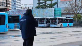 Huelga de autobuses en A Coruña el 16 de enero.