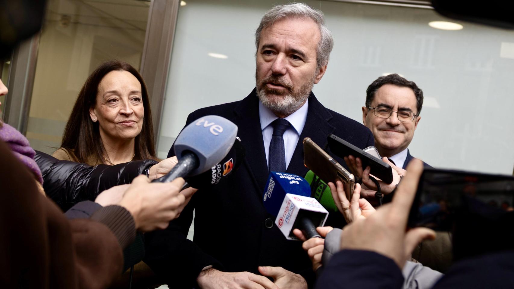 El presidente de Aragón en funciones, Jorge Azcón, en una imagen de archivo.