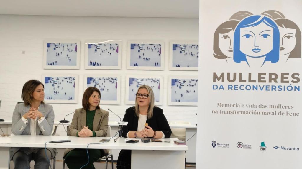 Presentación de 'Mulleres da reconversión' en Fene.