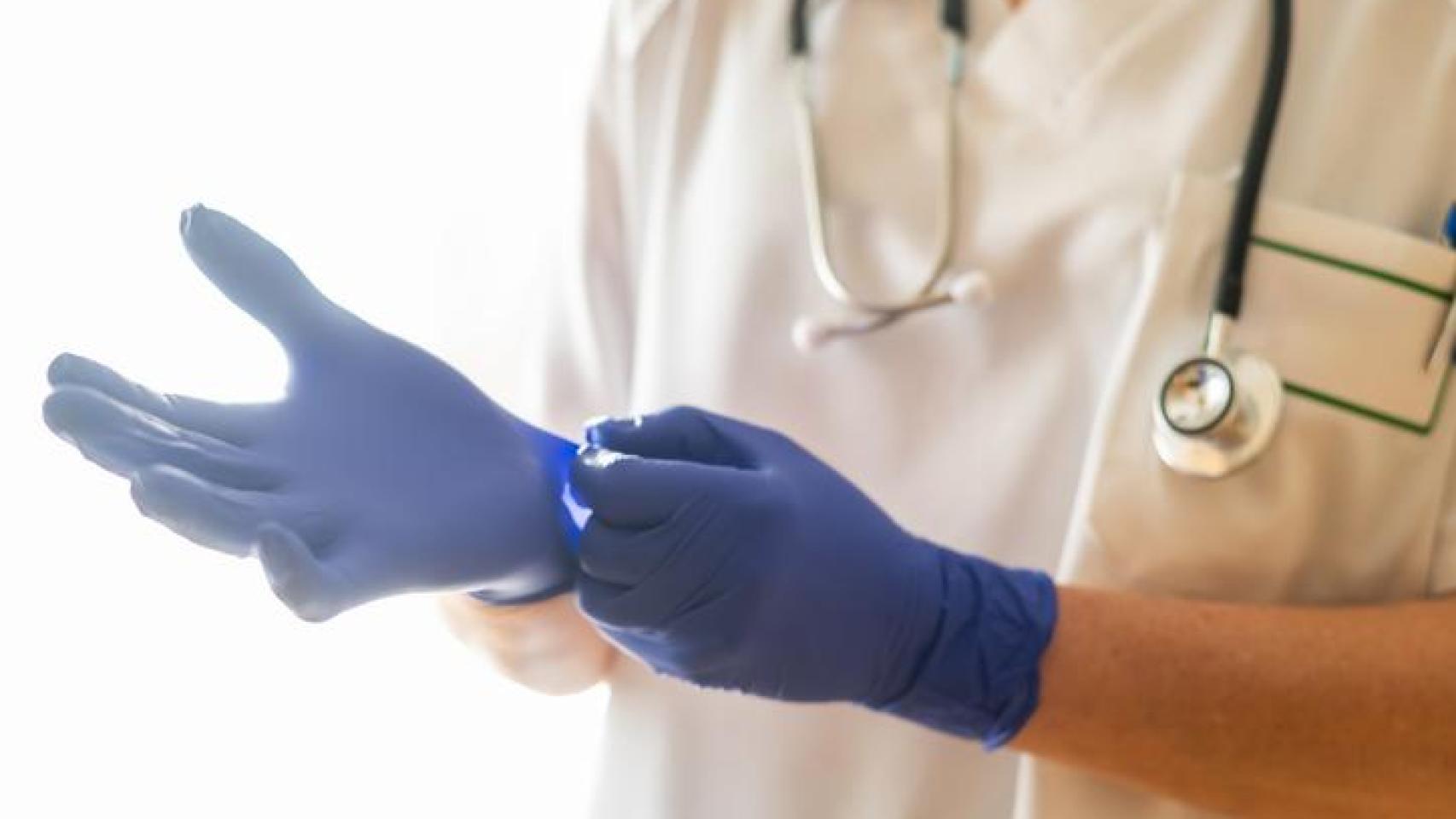 Enfermera en un centro hospitalario.