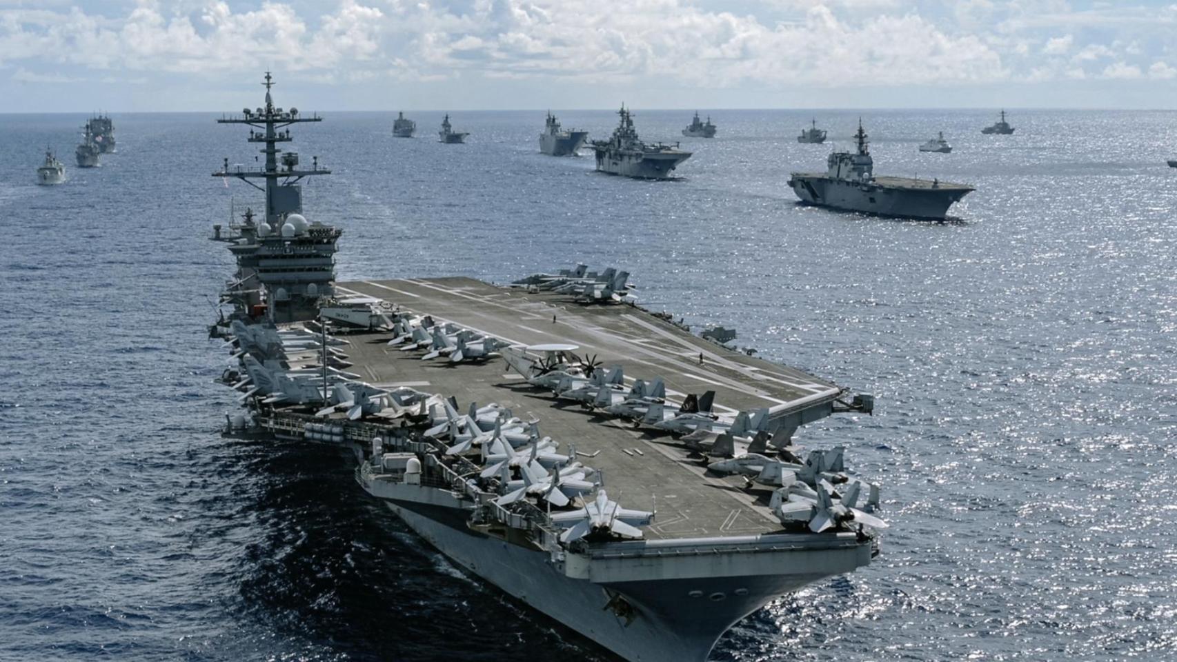 Despliegue de portaaviones nuclear USS Abraham Lincoln.