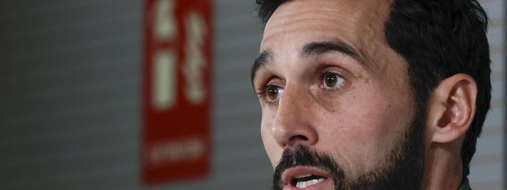 Arbeloa, durante una rueda de prensa.