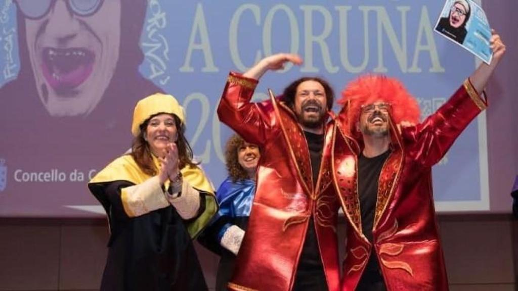 Imagen de cuando Malandros ganó el premio en el concurso de comparsas del 2025