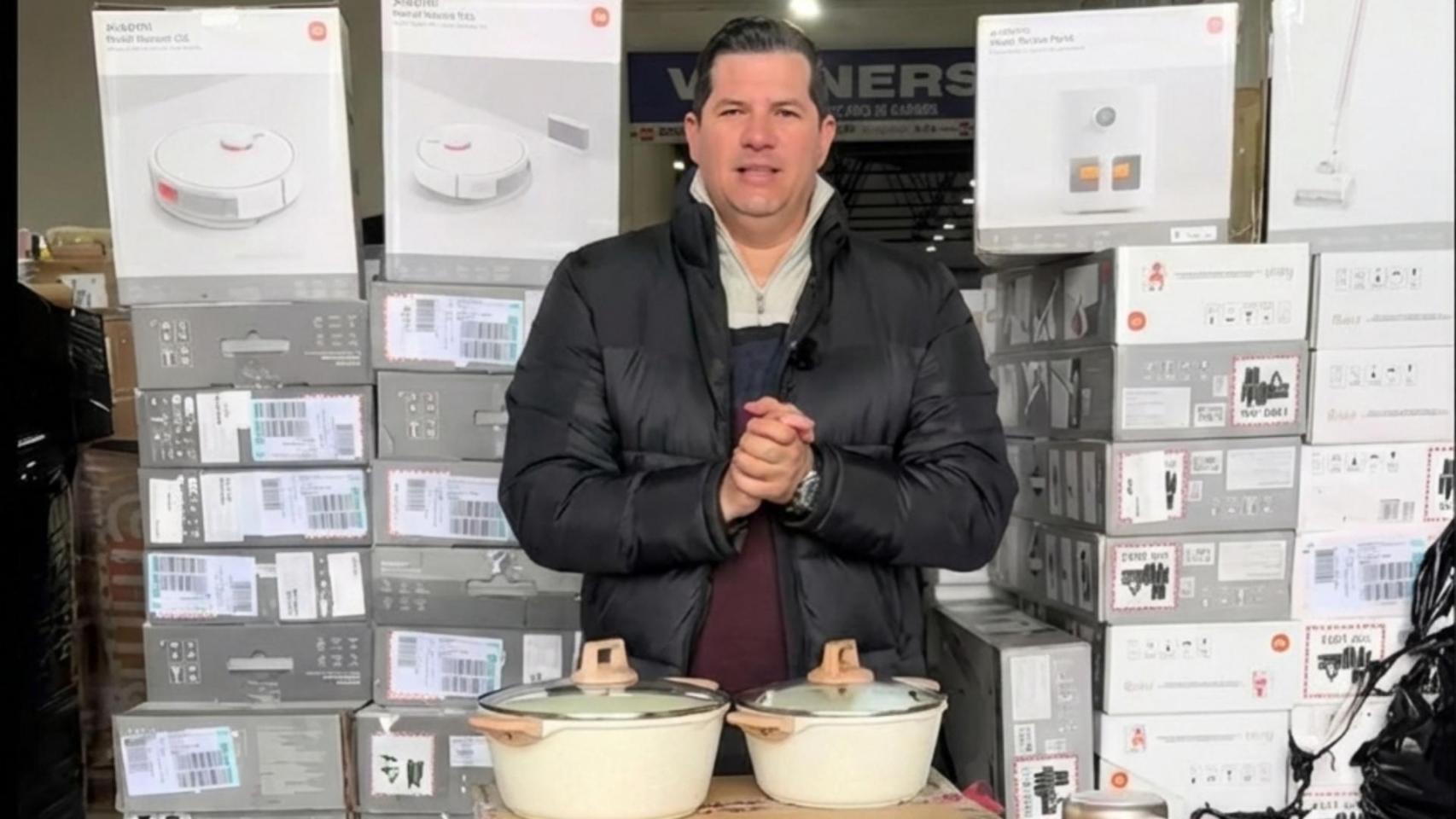 Uno de los organizadores del evento en un vídeo compartido en TikTok.