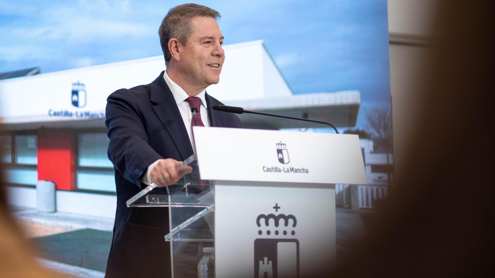 Emiliano García-Page, este viernes en Albacete.