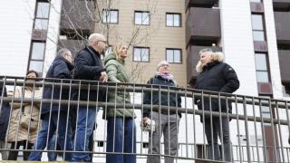 Pilar Alegría, este viernes en Torrero.