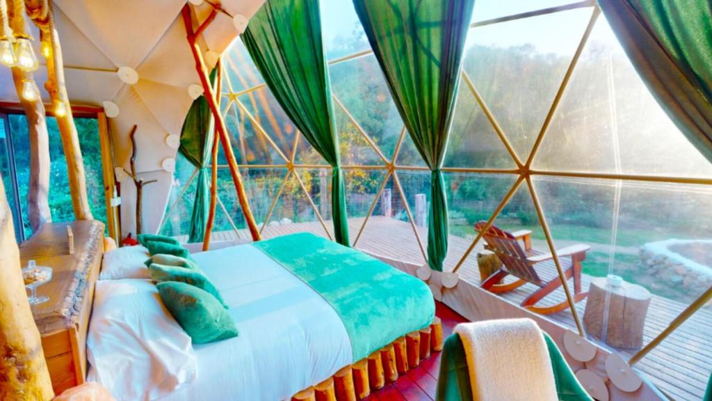 Las burbujas de Domo Suites cuentan con todos los lujos.