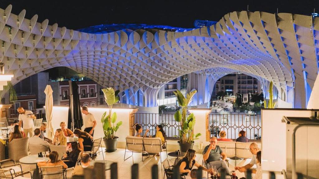 Las vistas desde la azotea del hotel Intelier Casa de Indias de Sevilla.