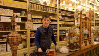 Víctor Villacampa, en Ultramarinos La Confianza.