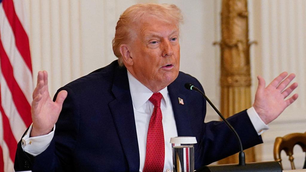 El presidente Donald Trump este viernes.