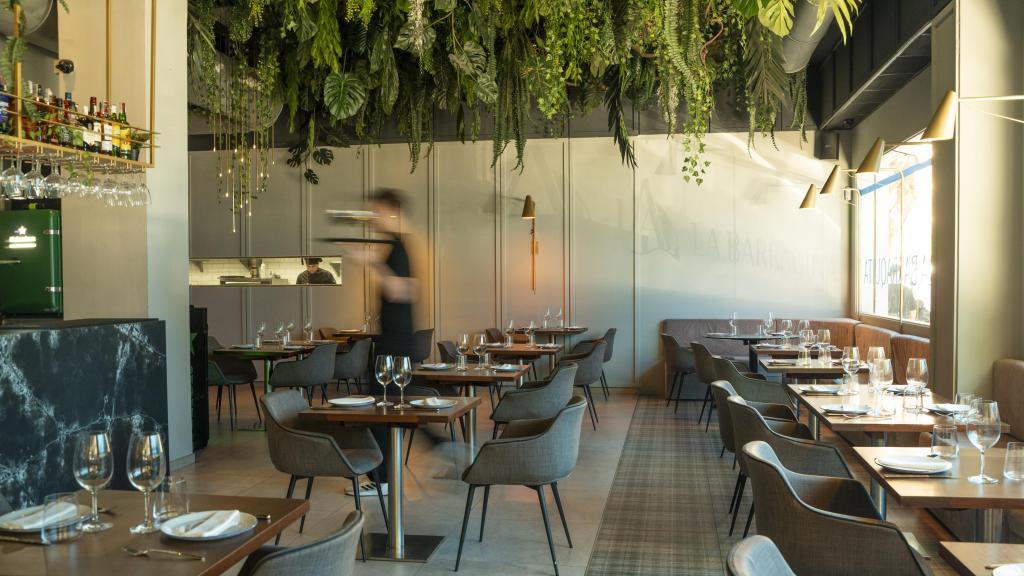 Interior del restaurante La Barraquita. EE