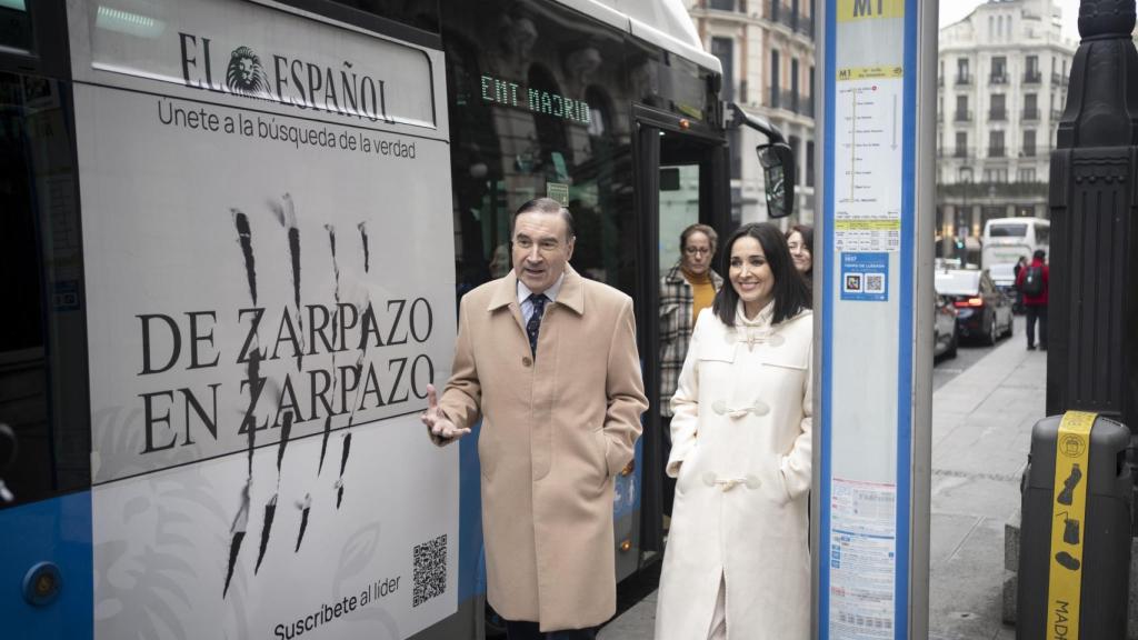 Pedro J. Ramírez, presidente ejecutivo de EL ESPAÑOL junto a Cruz Sánchez de Lara, vicepresidenta.