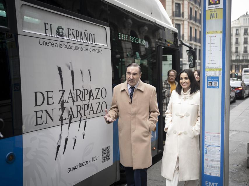 Pedro J. Ramírez, presidente ejecutivo de EL ESPAÑOL junto a Cruz Sánchez de Lara, vicepresidenta.